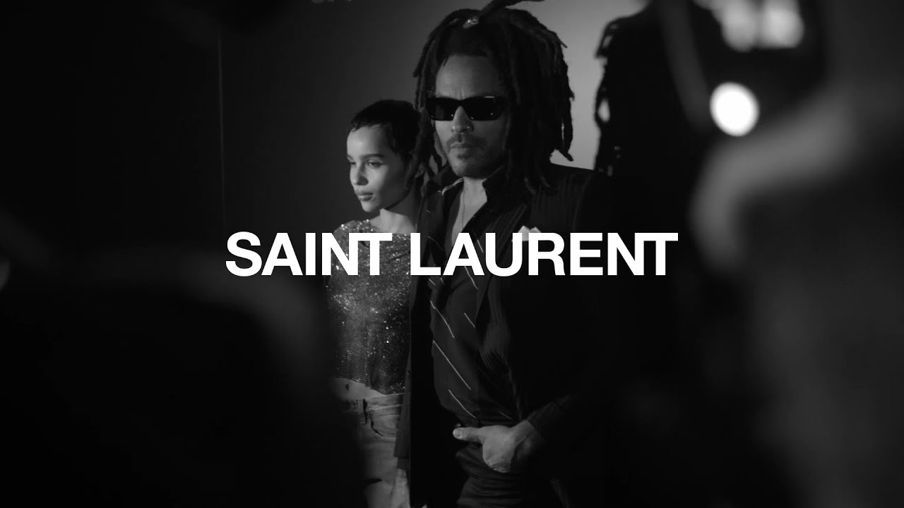 Lenny Kravitz posa per Saint Laurent