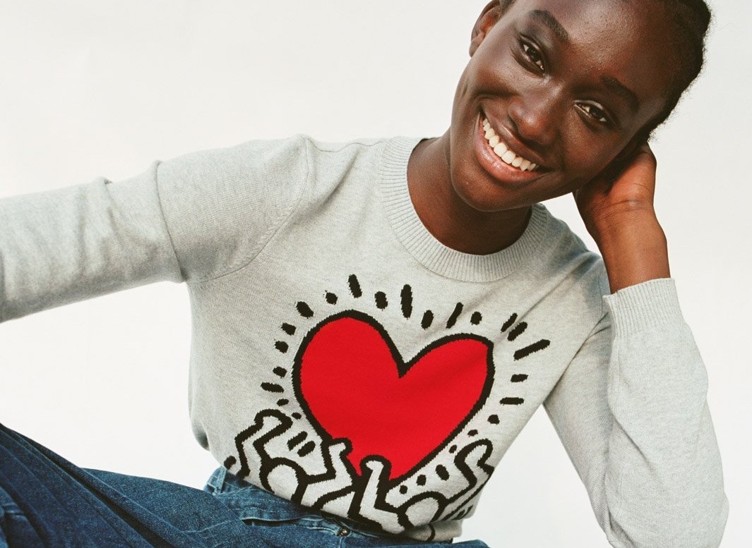 Gli omini di Keith Haring nella collezione autunnale Benetton