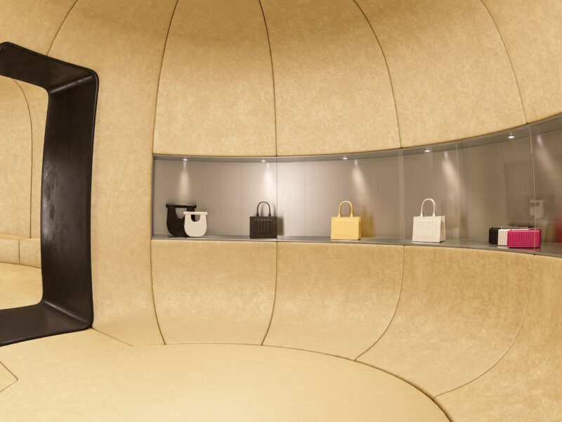 IURI MUSEO: uno spazio futuristico che unisce moda e design