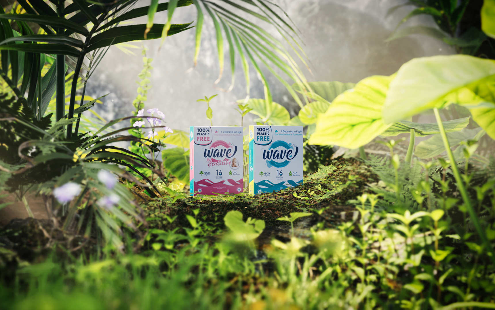 Wave: il detersivo in fogli adotta confezioni più green